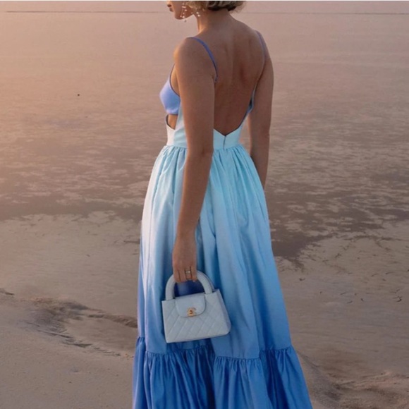 Commense Ombré Maxi Dress Size Large NWT - Picture 4 of 8